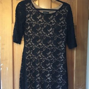 Black lace dress